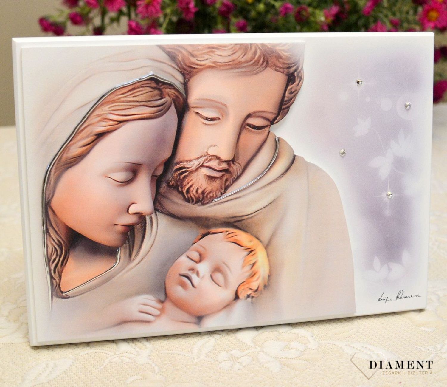 Obrazek drewniany z grawerem Rodzina Święta ES053307.jpg