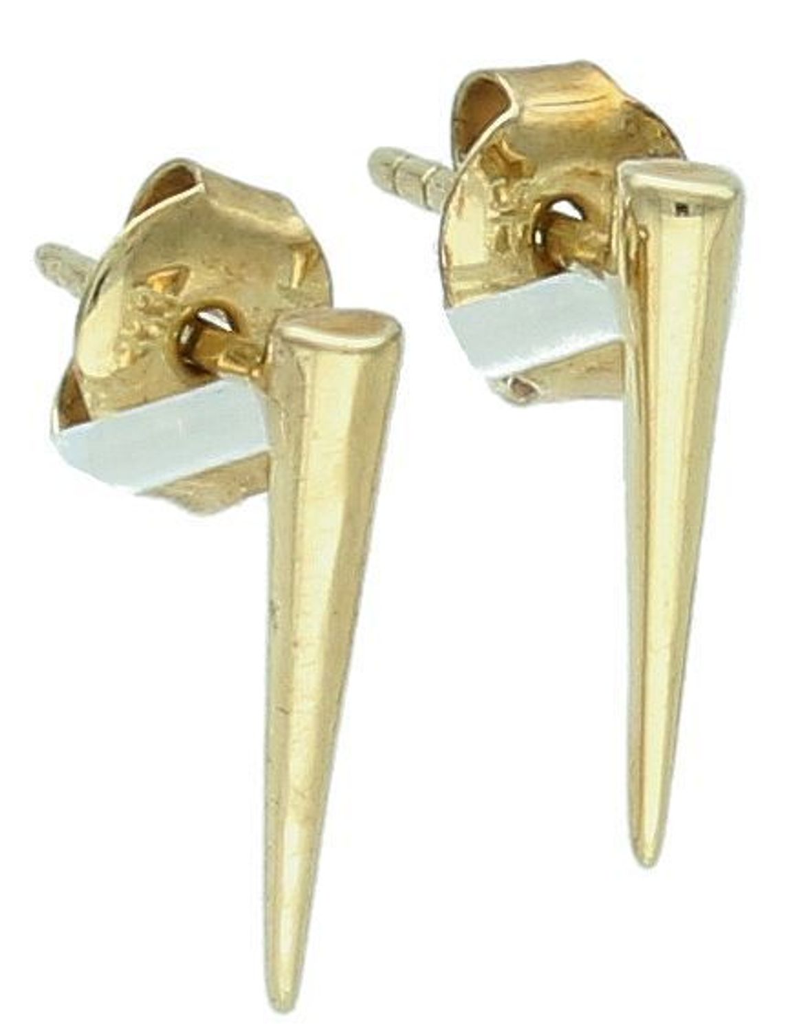 Złote kolczyki wkrętki  sopelki 333.jpg