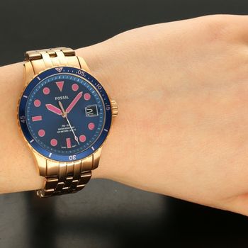 Zegarek damski Fossil ES4318 różowe złoto (1).jpg