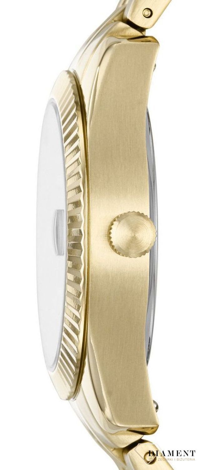 Efektowny zegarek damski w modnym kolorze tarczy, butelkowa zieleń z dodatkami w kolorze złotym. Zegarek damski to idealny pomysł na prezent (1).jpg