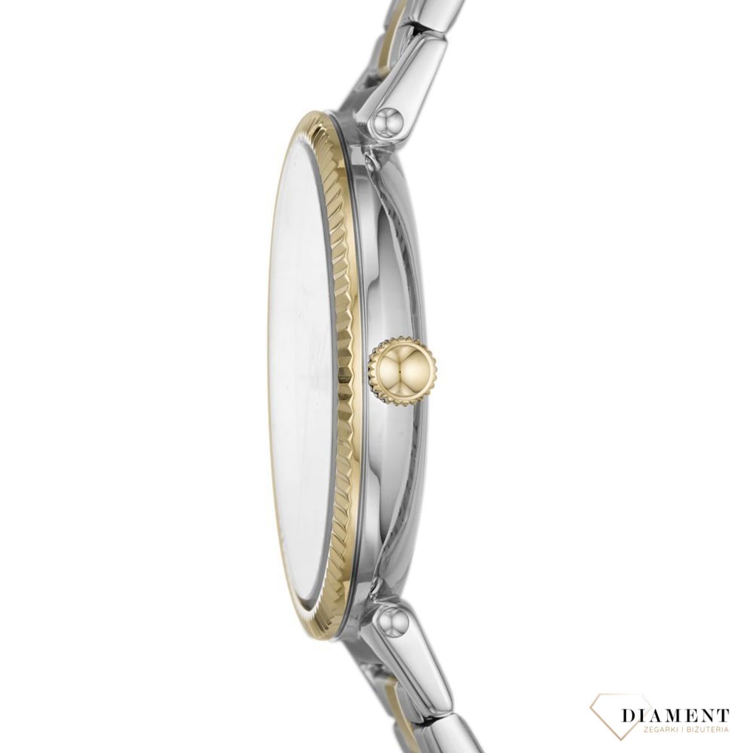 Zegarek damski na stalowej bransolecie. Zegarek z dołączoną bransoletka w środku z motywem gwiazdki. Zegarek damski na prezent.  (4).jpg