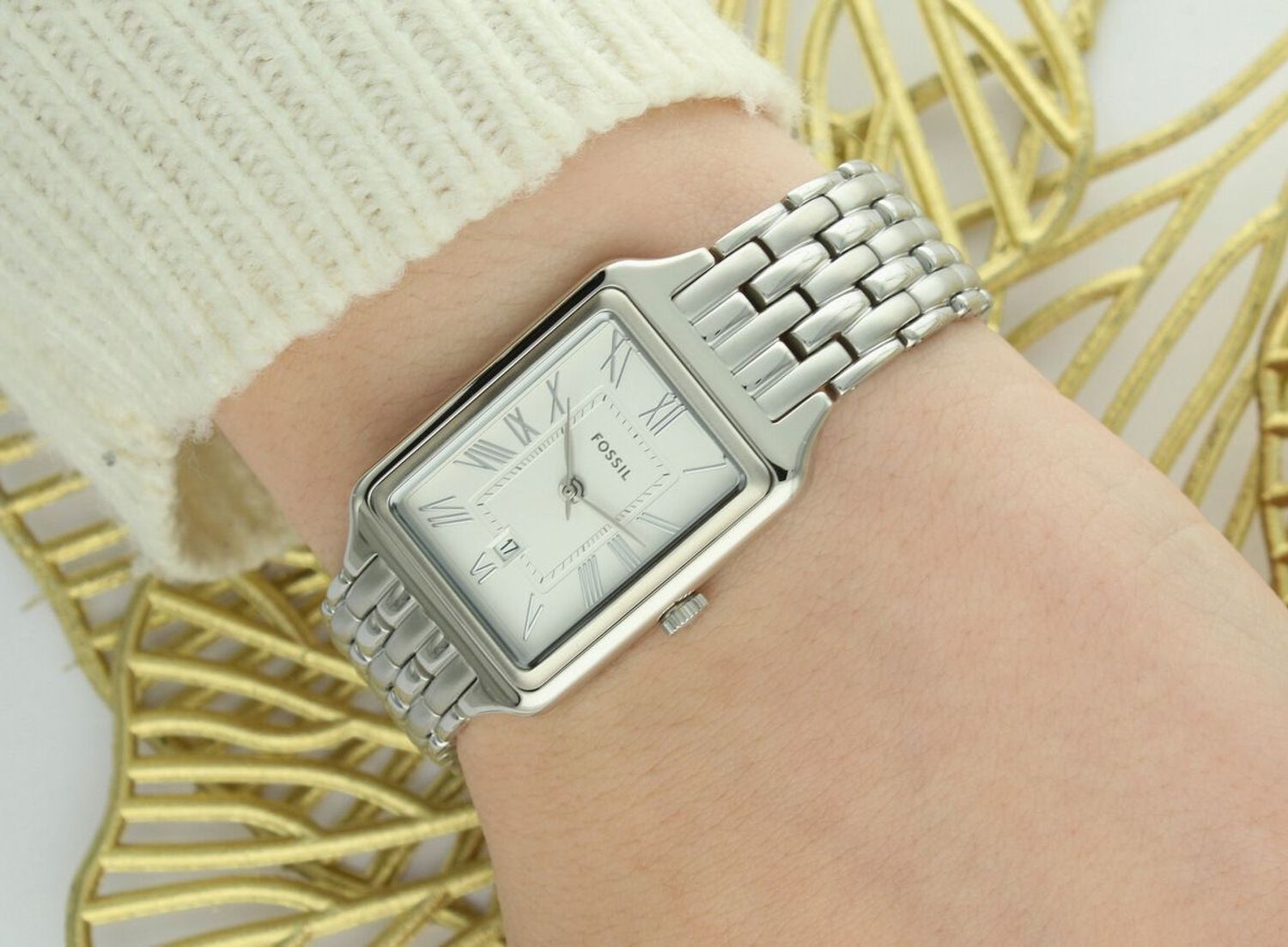 Zegarek Fossil ES5221 Raquel Stainless Steel 23mm – elegancki damski zegarek srebrny.jpg