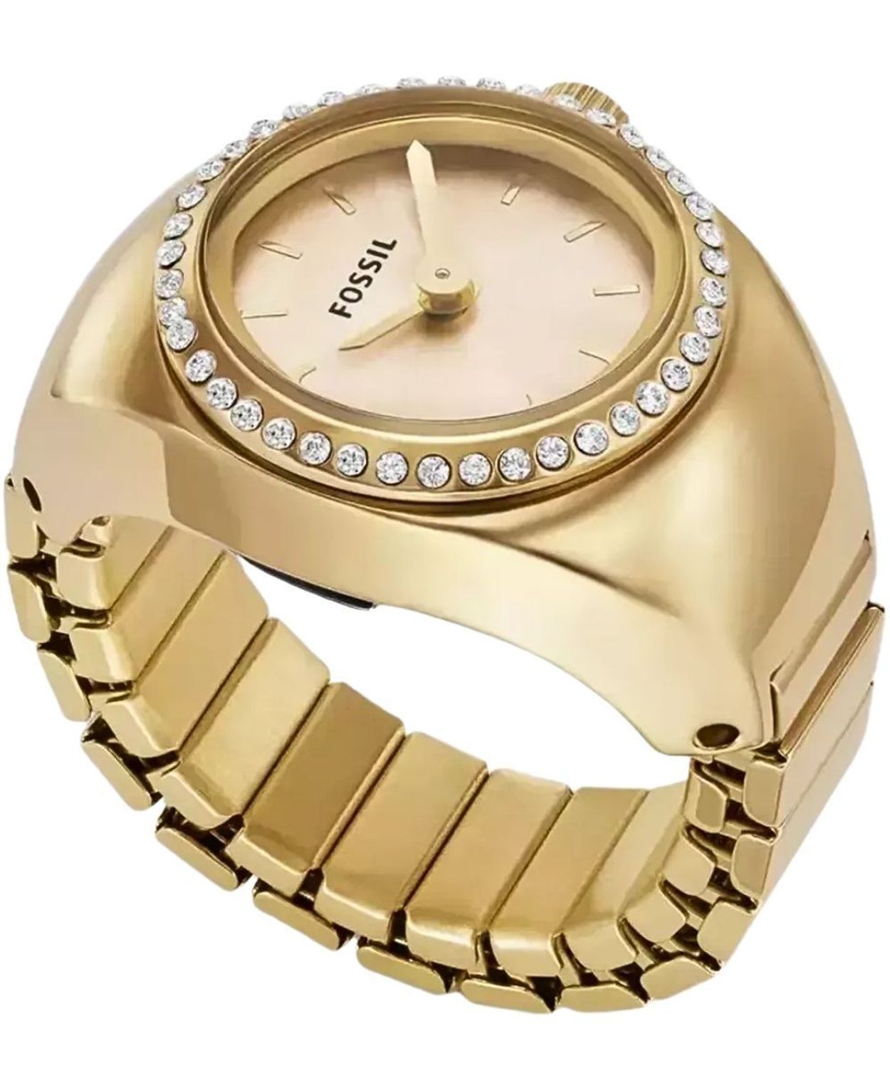 Fossil ES5319 – damski zegarek pierścionek w kolorze złotym cyrkonie.jpg