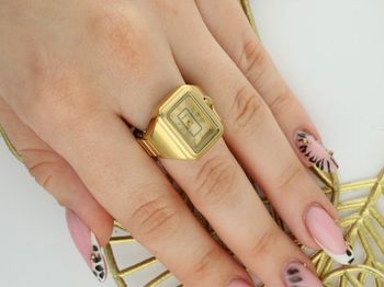 Fossil ES5343 Watch Ring – złoty damski zegarek pierścionek Raquel (2).jpg