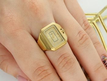 Fossil ES5343 Watch Ring – złoty damski zegarek pierścionek Raquel (3).jpg