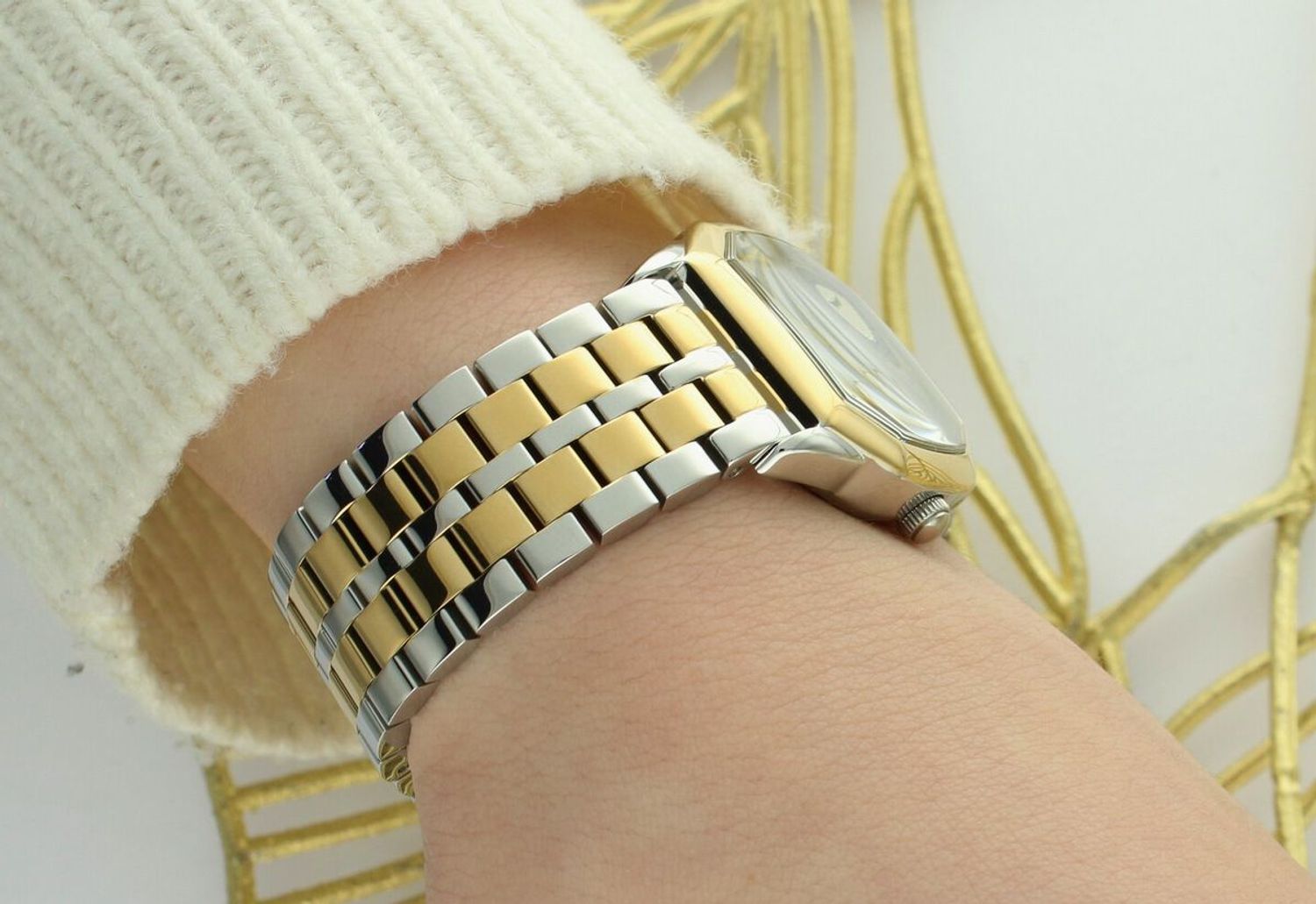 Zegarek Fossil ES5362 Harlow – damski srebrno-złoty zegarek z bransoletą fossil (2).jpg