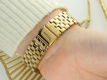 Fossil Harlow ES5433 – damski zegarek złoty ze stalową bransoletą i czarną tarczą (2).jpg