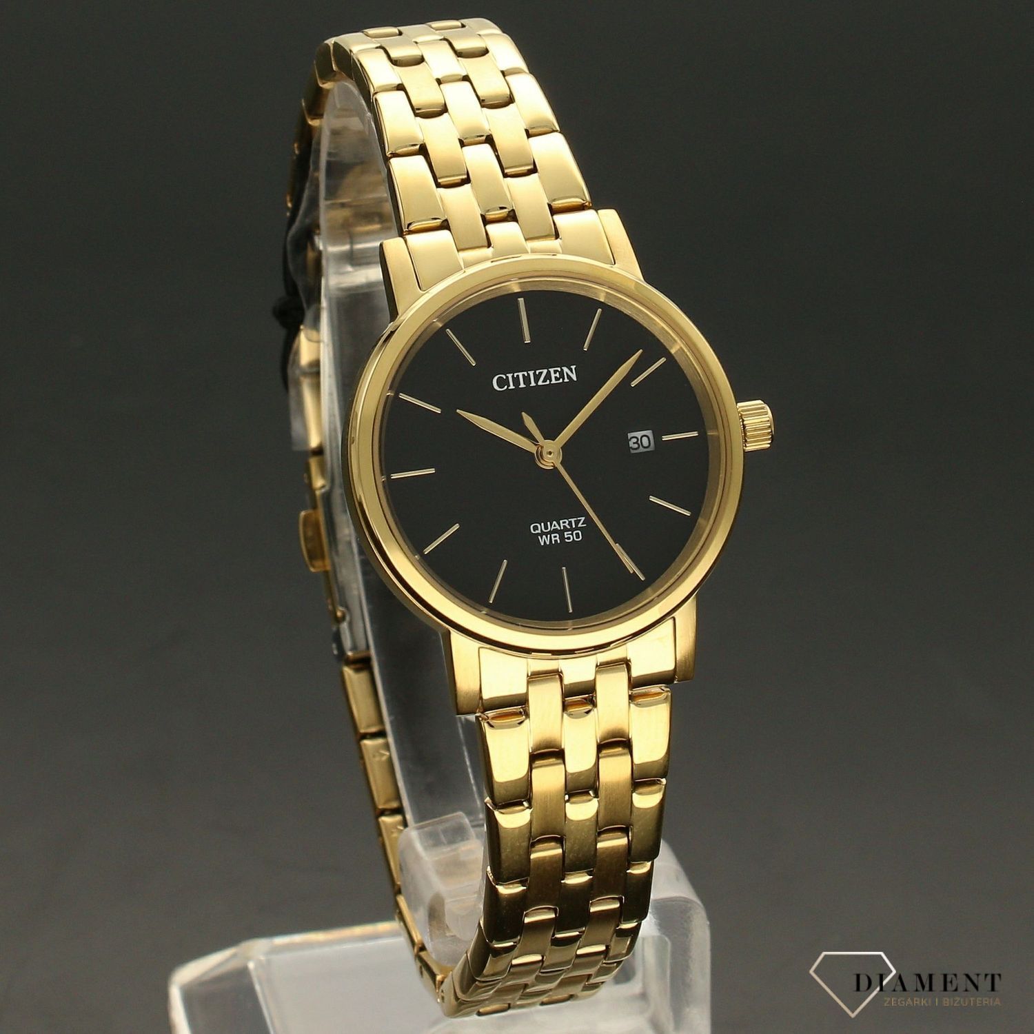 Zegarek damski na bransolecie Citizen EU6092-59E w kolorze złotym..jpg