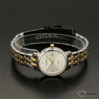 Zegarek damski na bransolecie złoto- srebrnej Citizen EU6094-53A (3).jpg
