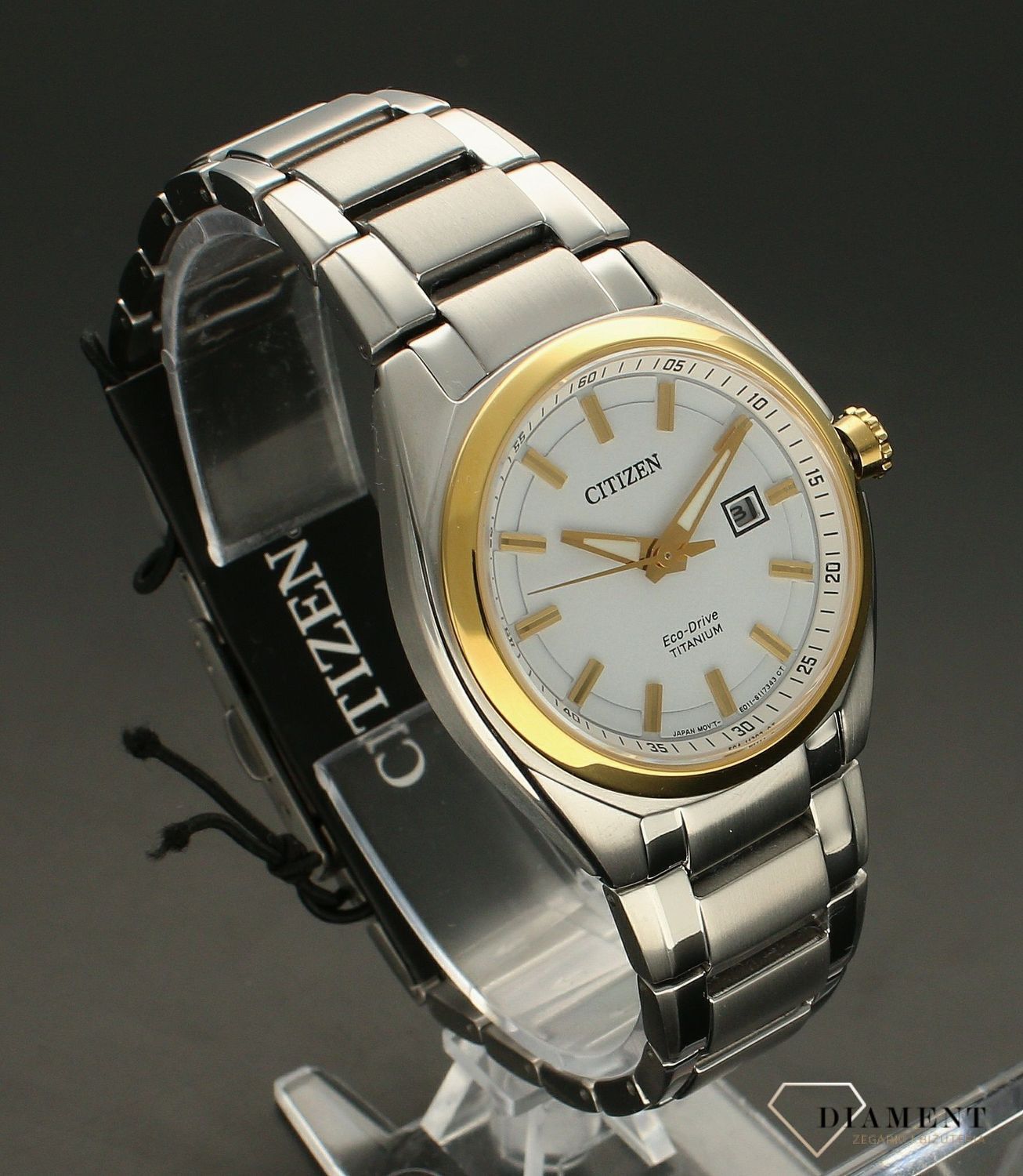 Zegarek damski na bransolecie Citizen Super-Titanium EW1264-50A.jpg