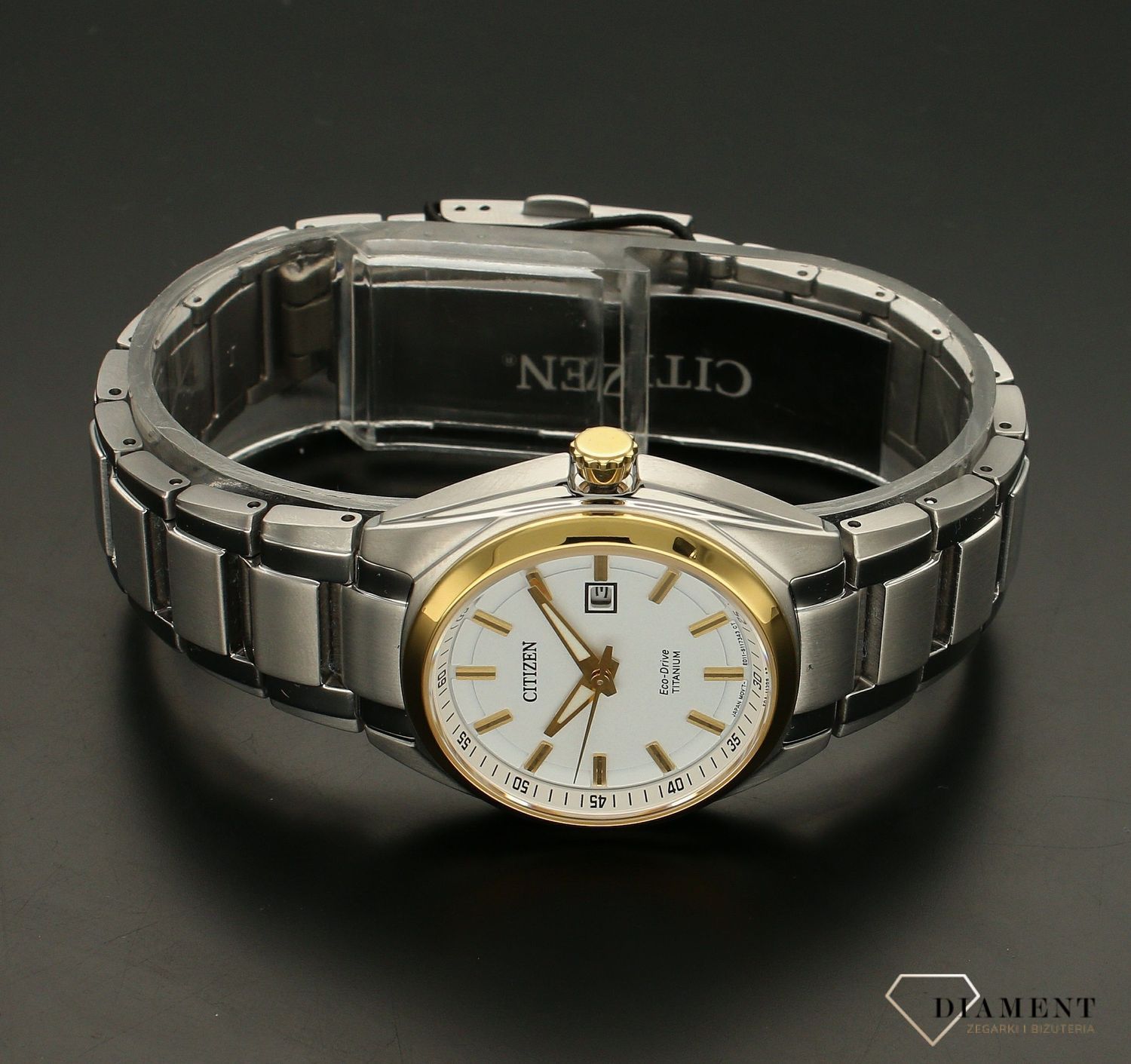 Zegarek damski na bransolecie Citizen Super-Titanium EW1264-50A.jpg