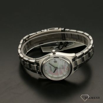 Zegarek damski Citizen Elegance EW2600-83D w kolorze srebrnym z masą perłową na tarczy.  (3).jpg