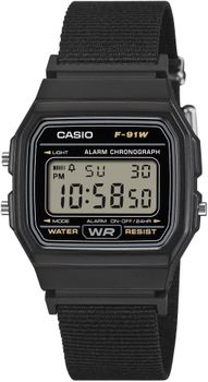 Zegarek Casio F-91WF-1AEF – zegarek cyfrowy czarny na pasku materiałowym (1).jpg