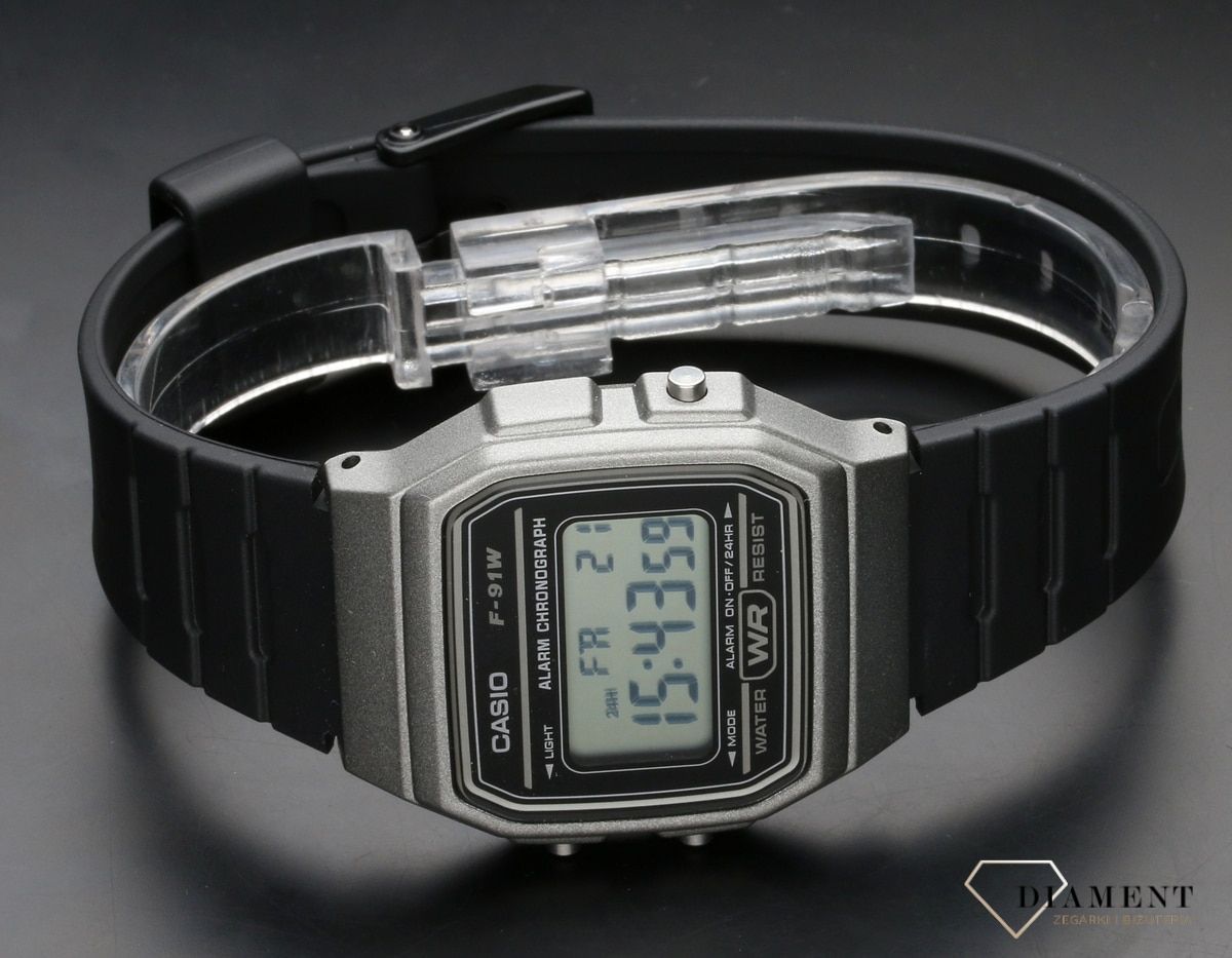Uniwersalny zegarek CASIO RETRO Fashion F-91WM-1BEF.jpg