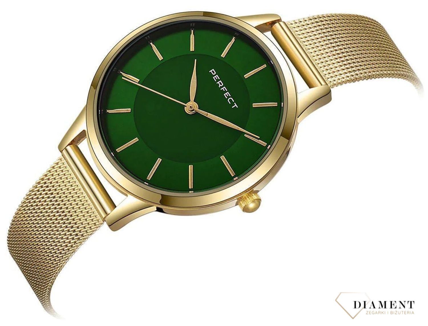 Damski zegarek Perfect F359-08 butelkowa zieleń.Kup Damski Zegarek Kwarcowy w Zegarki-diament.pl perfect wodoszczelność 30m = WR30 ☝ taniej - Najwięcej ofert w jednym miejscu. Grawer gratis. Modny zegarek damski. 2.jpg