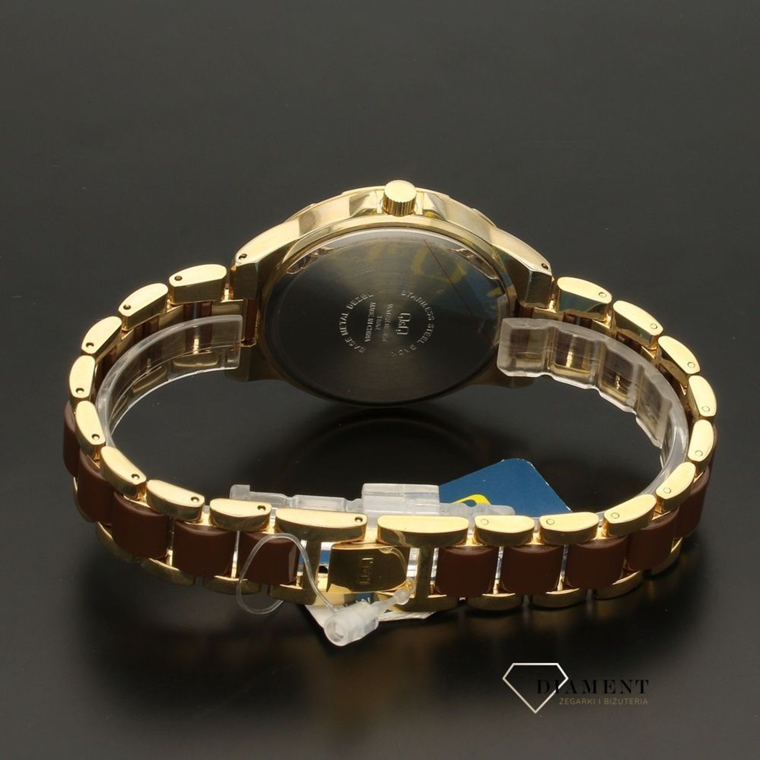 Damski biżuteryjny zegarek Q&Q F533-010 (1).jpg