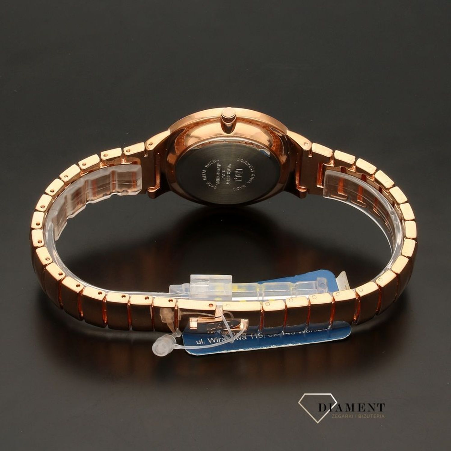 Damski biżuteryjny zegarek Q&Q F553-001 (1).jpg