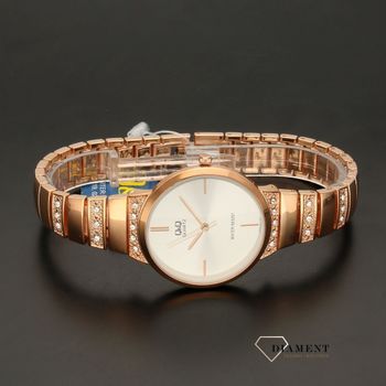 Damski biżuteryjny zegarek Q&Q F553-001 (3).jpg