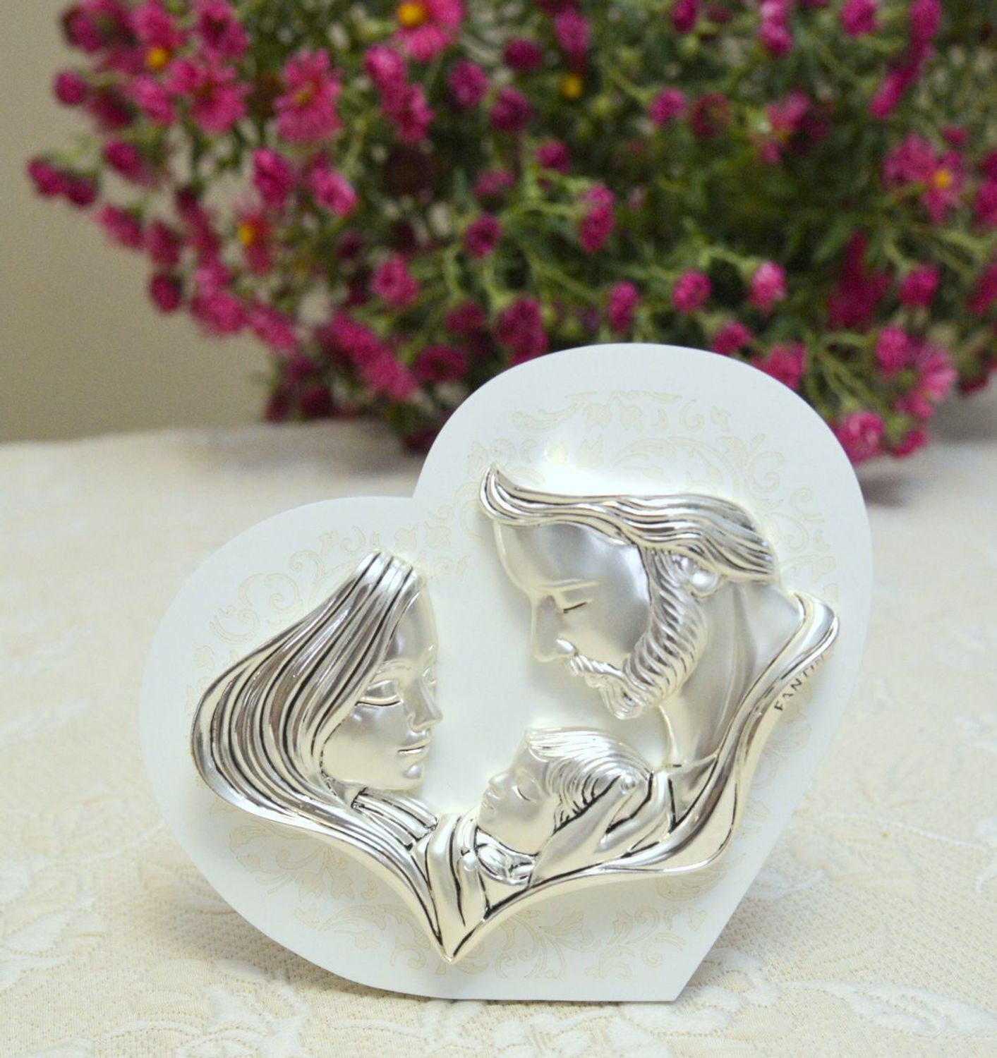 Obrazek drewniany z grawerem Rodzina Święta 3D F5981.jpg