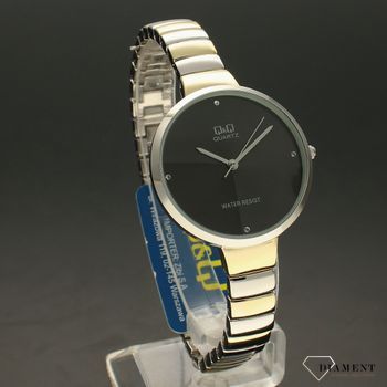 Zegarek damski złoty na bransolecie F611-402 ⌚ Zegarki damskie na bransolecie ✓Prezent dla kobiety 🎁 (1).jpg