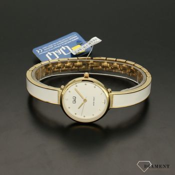 Zegarek damski QQ na bransolecie  F669-001 ⌚Zegarki damskie na bransolecie✓ (3).jpg