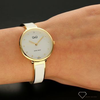 Zegarek damski QQ na bransolecie  F669-001 ⌚Zegarki damskie na bransolecie✓ (5).jpg