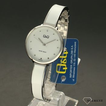 Zegarek damski na bransolecie QQ 'Biały bigiel' F669-201 (2).jpg