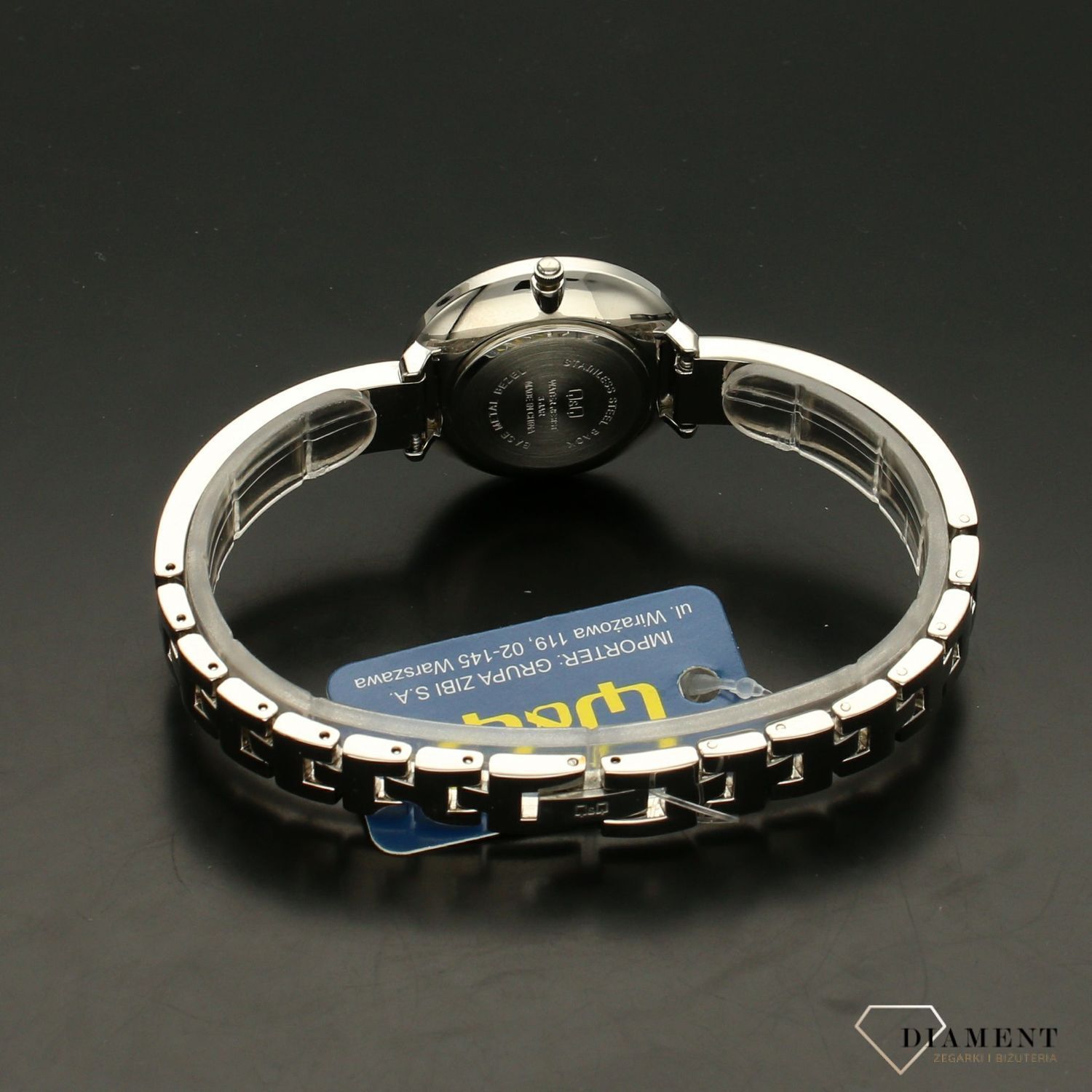 Zegarek damski na bransolecie QQ 'Biały bigiel' F669-201 (1).jpg