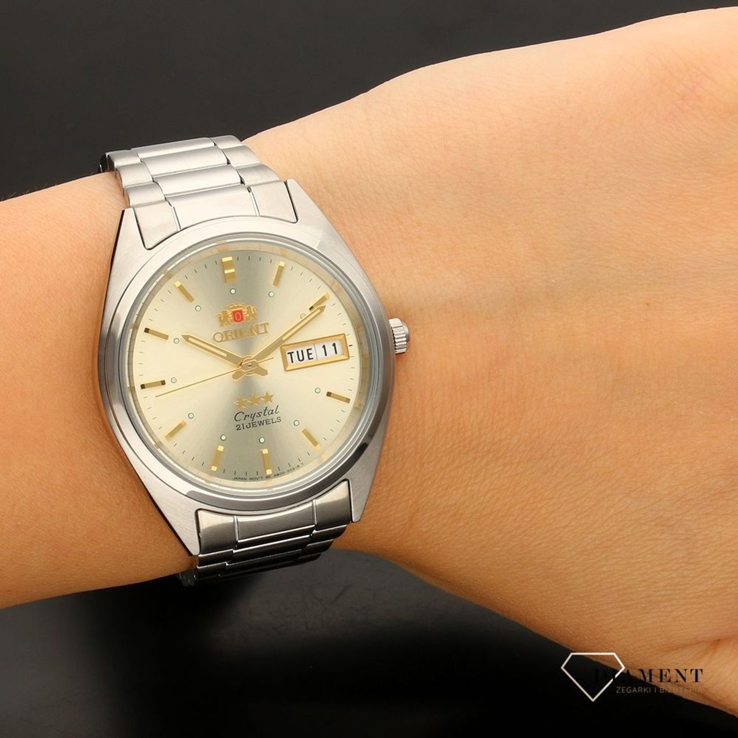 Zegarek męski japoński Orient CRYSTAL 21 JEWELS FAB00005C9 z kolekcji AUTOMATIC.jpg