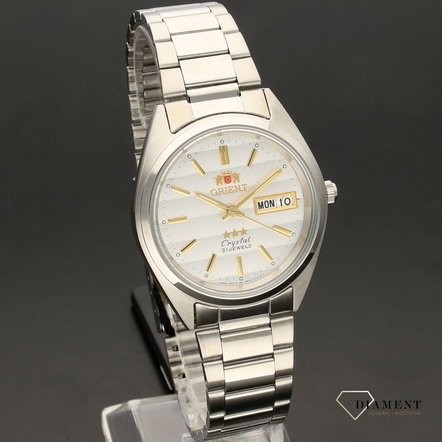 Zegarek męski japoński Orient CRYSTAL 21 JEWELS FAB00007W9 z kolekcji AUTOMATIC.jpg