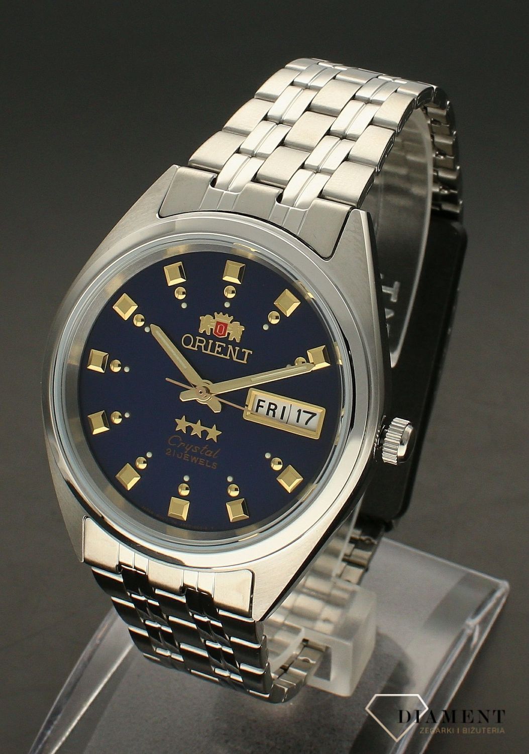 Zegarek męski ORIENT FAB00009D9.  Zegarek męski ORIENT FAB00009D9 z kolekcji AUTOMATIC to zegarek mechaniczny wyposażony dodatkowo w urządzenie nazywane automatycznym naciągiem. Głównym elementem tego urządzenia.jpg