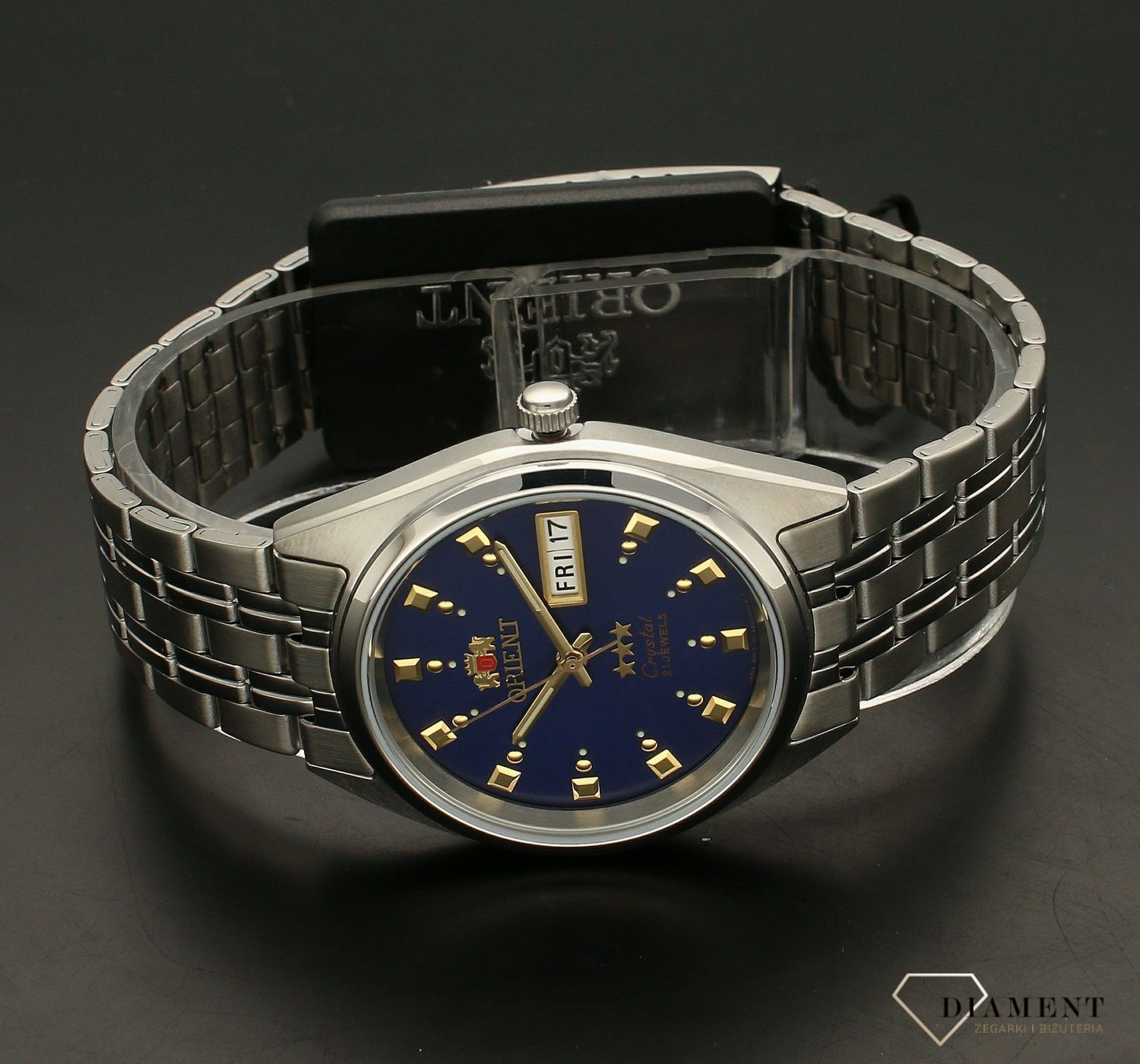 Zegarek męski ORIENT FAB00009D9.  Zegarek męski ORIENT FAB00009D9 z kolekcji AUTOMATIC to zegarek mechaniczny wyposażony dodatkowo w urządzenie nazywane automatycznym naciągiem. Głównym elementem tego urządzenia.jpg