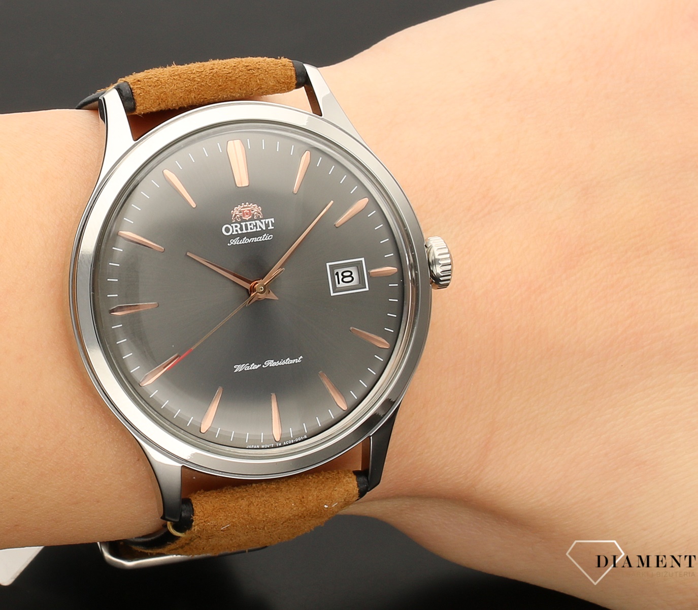 Męski zegarek japoński Orient CLASSIC FAC08003A0 z kolekcji CLASSIC AUTOMATIC BAMBINO.jpg