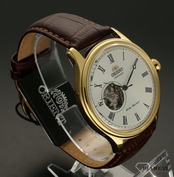 Zegarek męski Orient Classic Open Heart Automatic FAG00002W0. Zegarek męski na pasku Orient to elegancki zegarek z automatycznym 🎁  (5).jpg