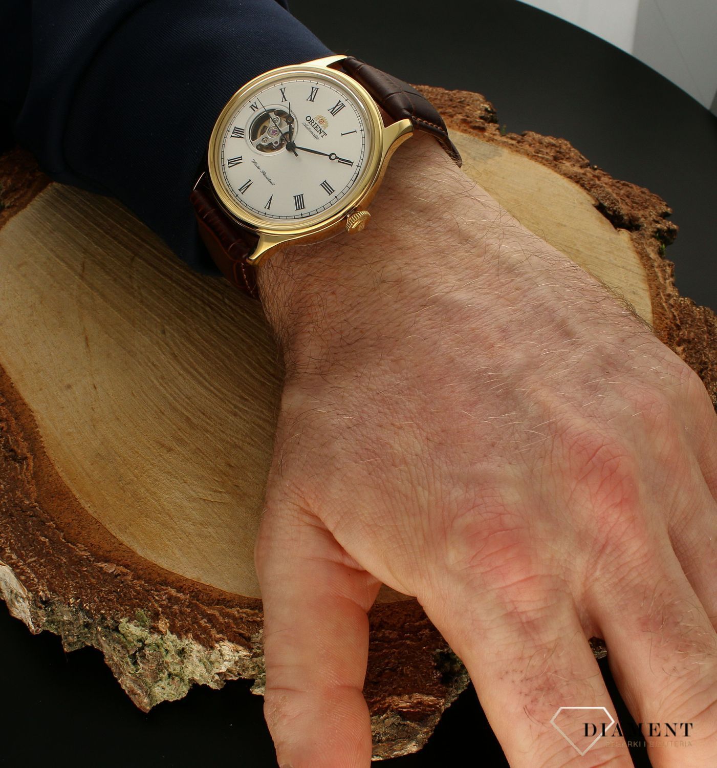 Zegarek męski na pasku Orient Open Heart Automatic FAG00002W0.webp