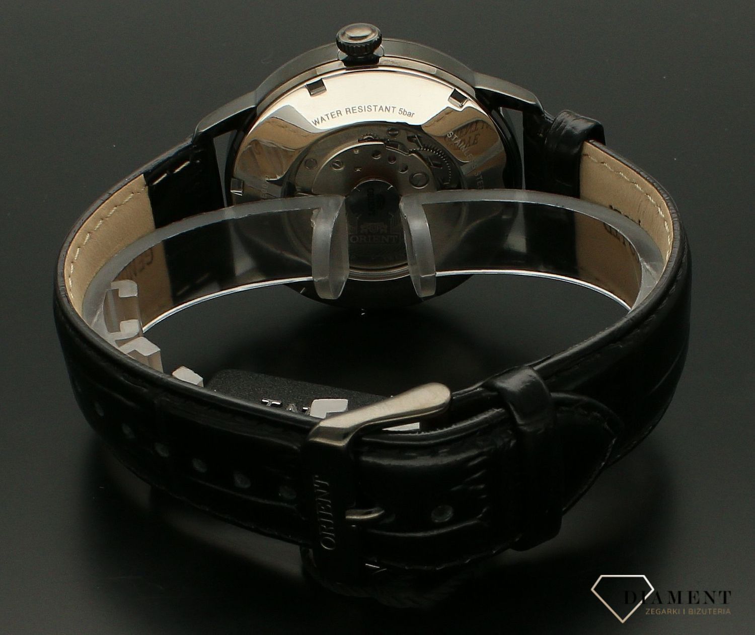 Zegarek męski Orient 2nd Generation Esteem Automatic Open Heart FAG02001B0. Zegarek męski z widocznym mechanizmem. Zegarek męski automatyczny Orient. Zegarek męski automatyczny na czarnym pasku. Męski zegarek automatyczny idealny na prezent..jpg