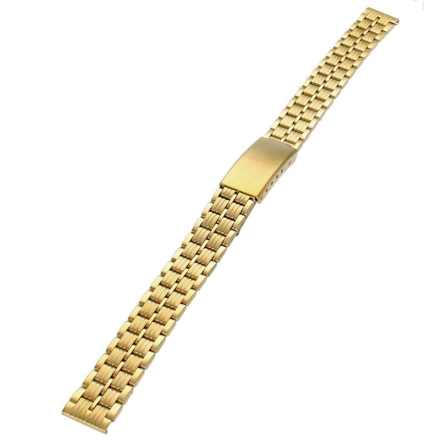 Bransoleta do zegarka Condor 12 mm stalowa, złoty kolor FB604.jpg