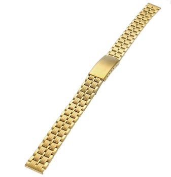 Bransoleta do zegarka Condor 12 mm stalowa, złoty kolor FB604.jpg