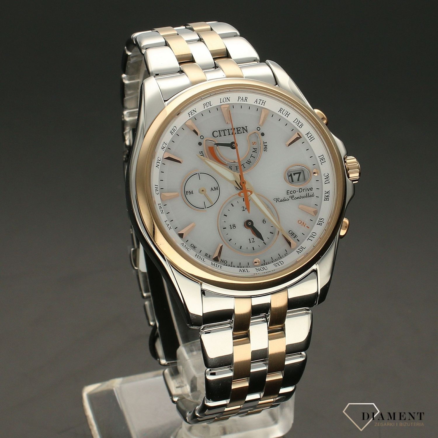 Zegarek damski Citizen na bransolecie FC0014-54A.jpg