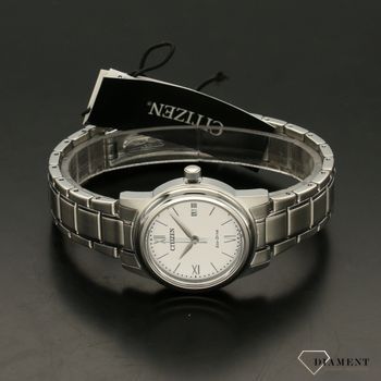 Zegarek damski na stalowej bransolecie Citizen zasilany światłem Eco-Drive FE1220-89A  (3).jpg