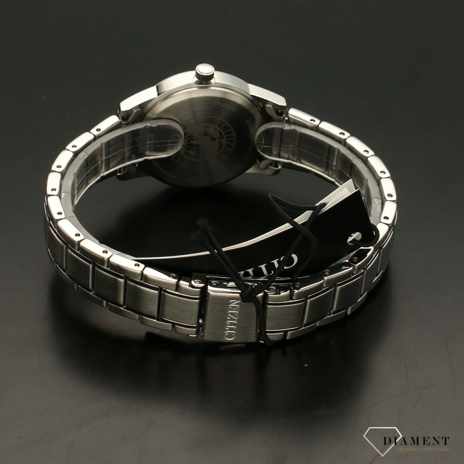 Zegarek damski na bransolecie Citizen zasilany światłem Eco-Drive FE1220-89A.jpg