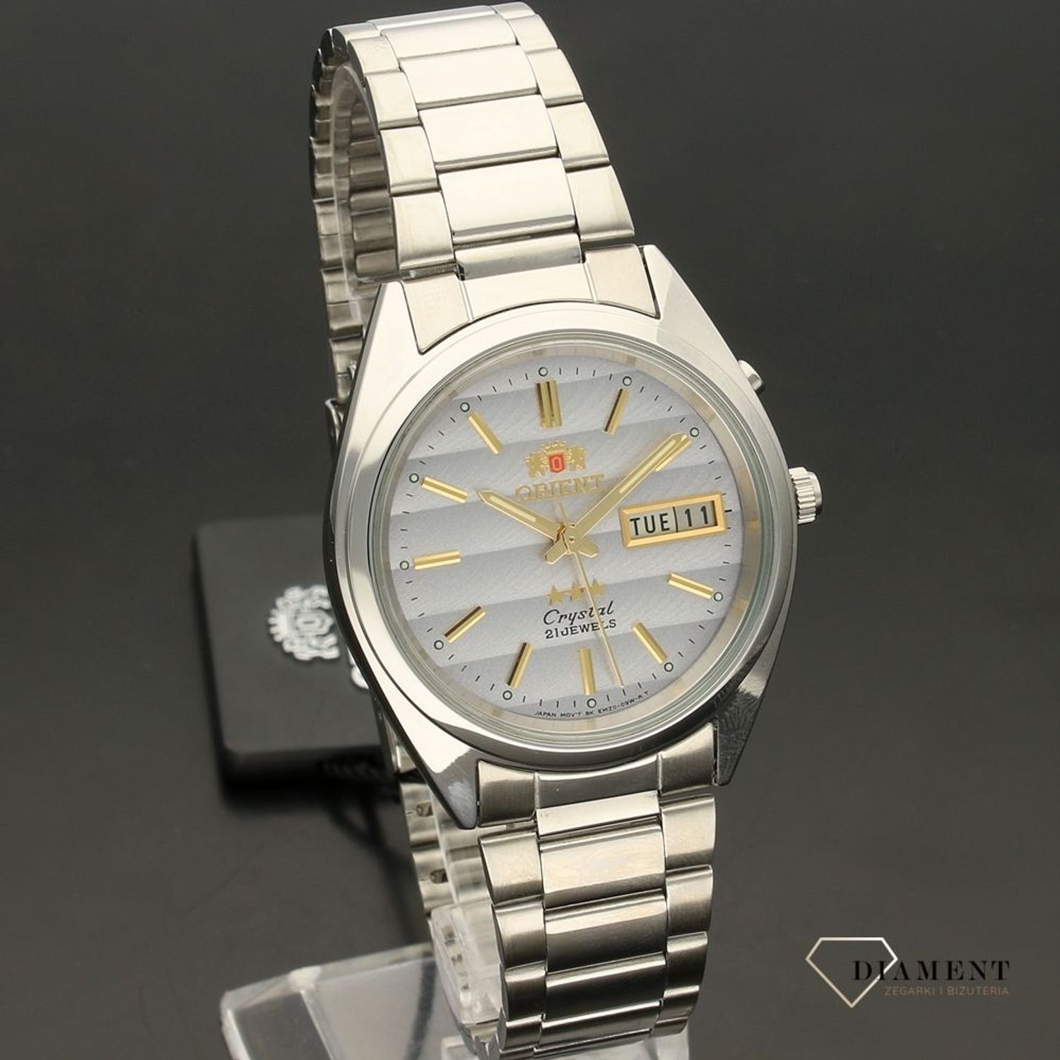 Zegarek męski japoński Orient CRYSTAL 21 JEWELS FEM0401SK9 z kolekcji AUTOMATIC.jpg