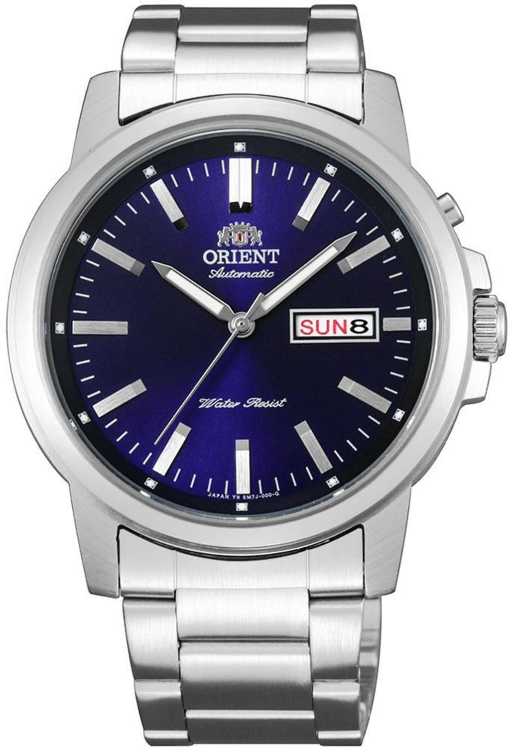 Zegarek męski na bransolecie Orient 'Niebieski Automat' FEM7J004D9.jpg