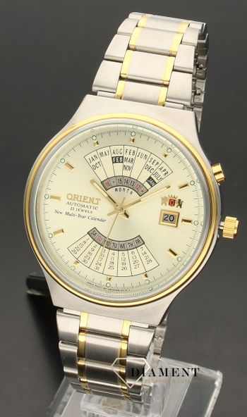 Męski zegarek japoński Orient Multi-year Calendar FEU00000CW z kolekcji AUTOMATIC (4).jpg