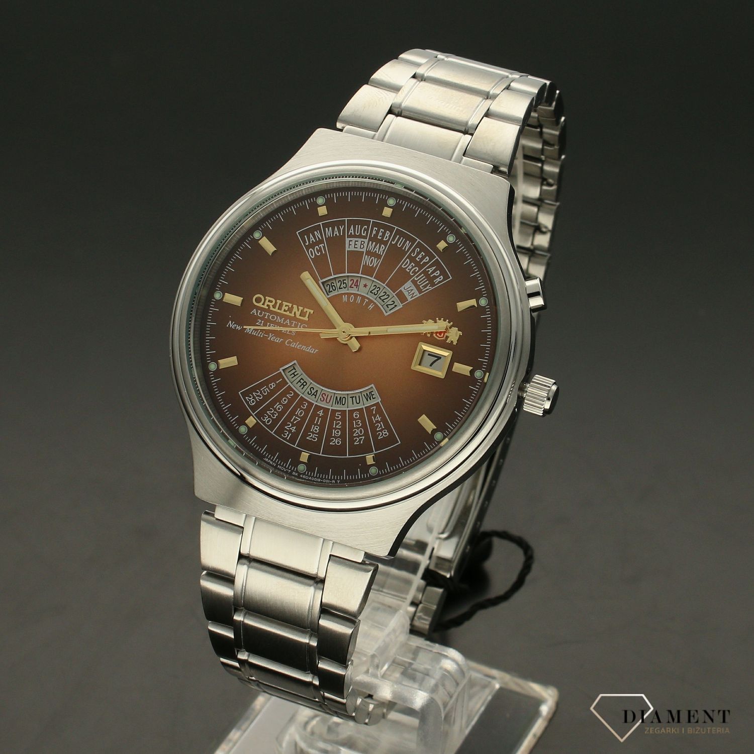 Zegarek męski 'Czekoladowa Patelnia' Atomatic ORIENT FEU00002PW.n.jpg