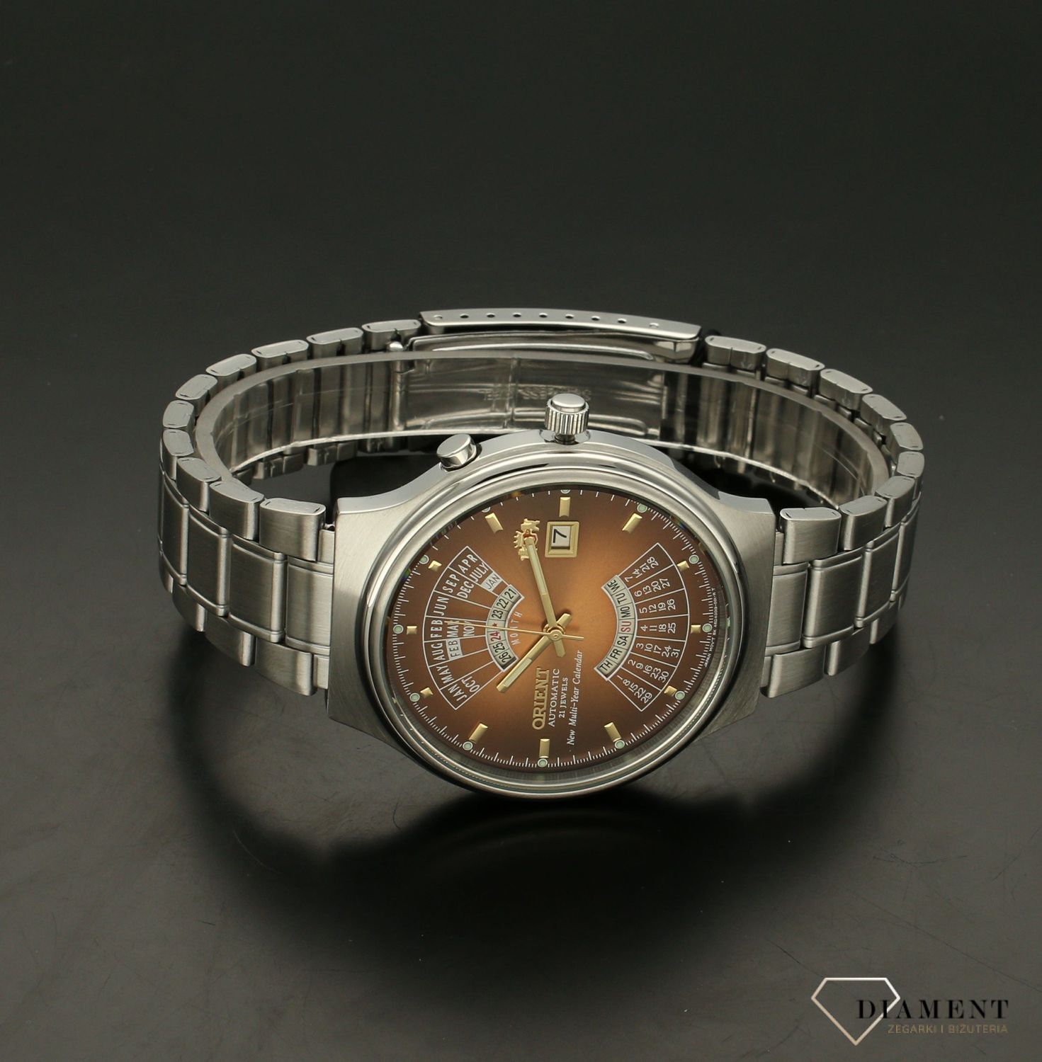 Zegarek męski 'Czekoladowa Patelnia' Atomatic ORIENT FEU00002PW.n.jpg