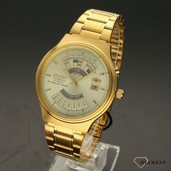 Zegarek męski na złotej bransolecie 'Gold Patelnia' ORIENT FEU00008CW (2).jpg