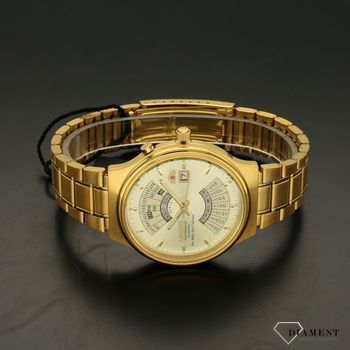 Zegarek męski na złotej bransolecie 'Gold Patelnia' ORIENT FEU00008CW (3).jpg