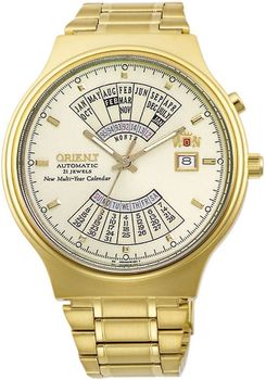 Zegarek męski na złotej bransolecie 'Gold Patelnia' ORIENT FEU00008CW.x1.jpg