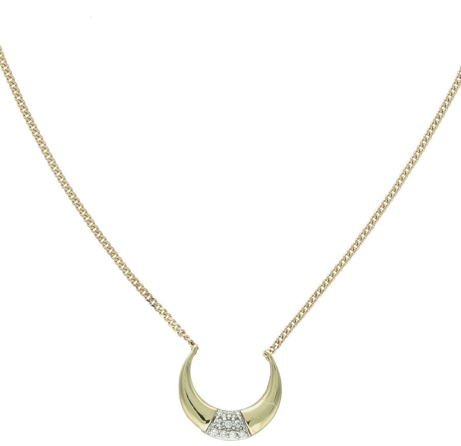 Naszyjnik księżyc, gwiazdka DIAMENT złoty, diamenty próba 585 . Niezwykły naszyjnik z księżycem z diamentami. Prezent dla narzeczonej. Prezent dla mamy. 1.jpg